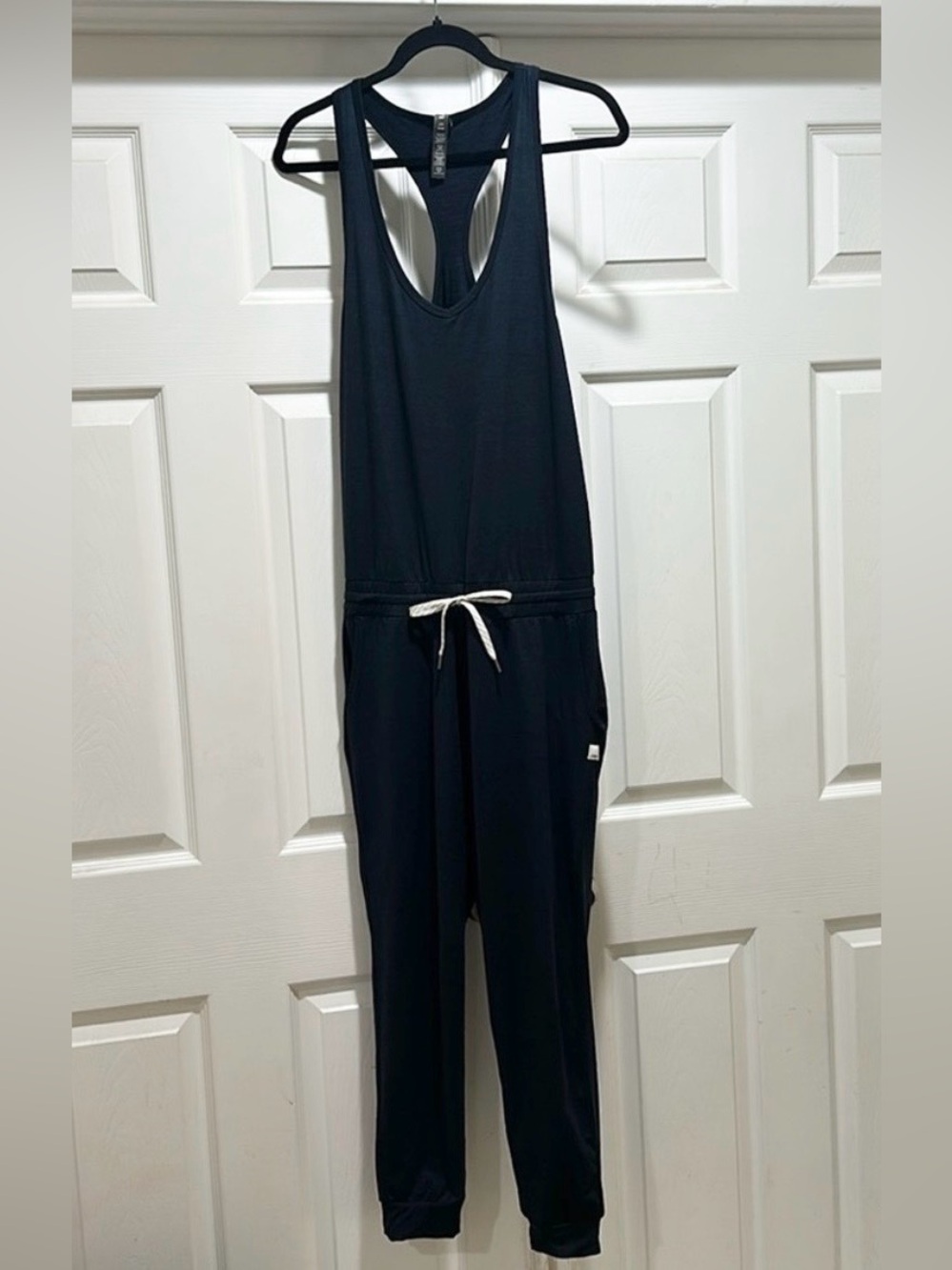 Vuori Lux Racerback Jumpsuit Navy Size M - Picture 2 of 9